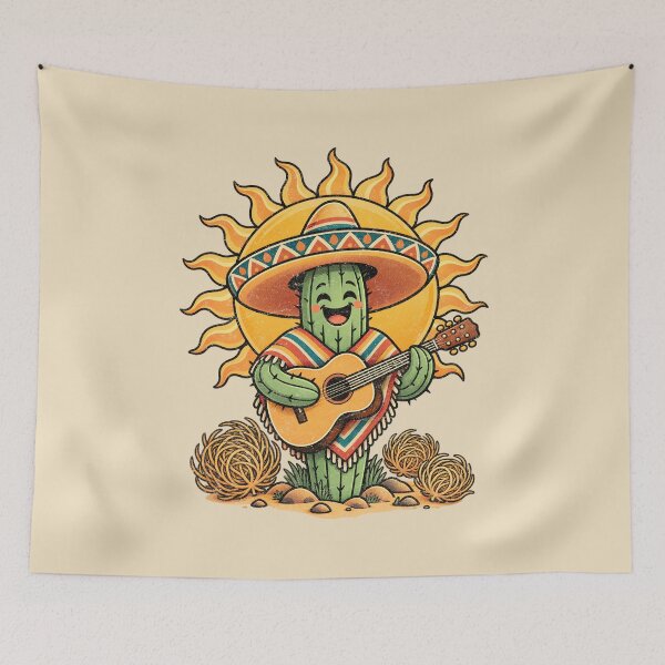Item preview, Singing Cactus – Sunny Desert Guitar Serenade designed and sold by AwesomeBeyondLimits.