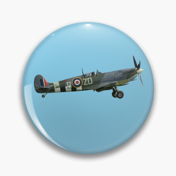 Item preview, Spitfire Fighter Aircraft Static Tarmac Profile Vector Art designed and sold by AfterburnerLab.