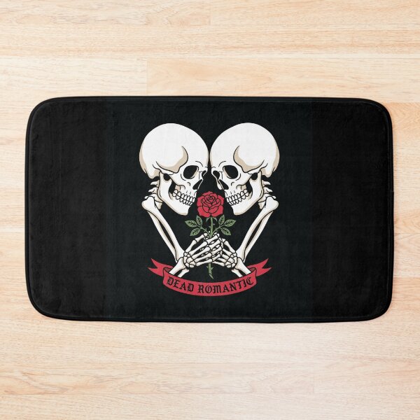 Item preview, Dead Romantic Skull Couple Holding Hands Art designed and sold by digizonebydas.