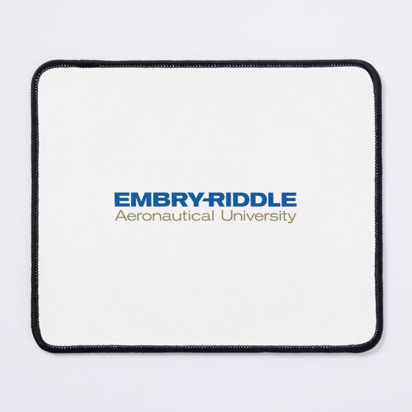 Item preview, Embry-Riddle Aeronautical University Logo in Blue and Gold Typography designed and sold by Karin F Decker.
