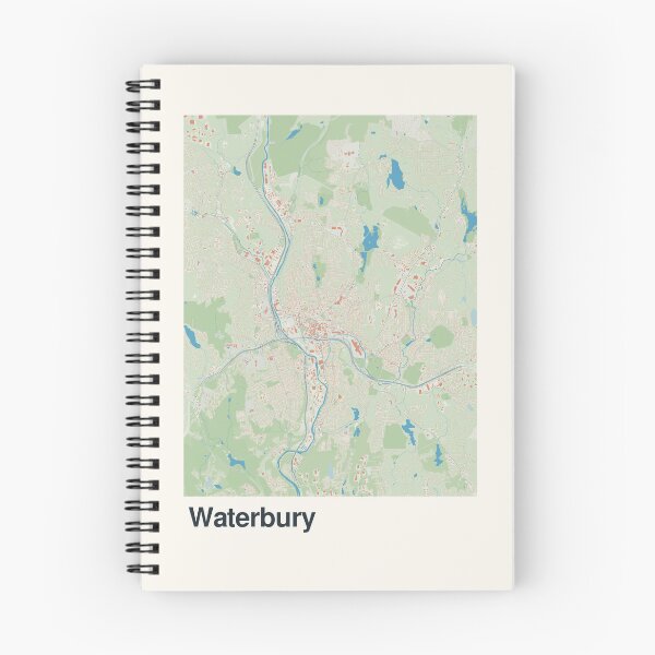 Item preview, Waterbury Minimalistic Map Art designed and sold by MapsNerd.