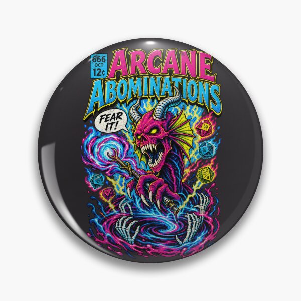 Item preview, Arcane Abominations – Neon Fantasy Monster Comic designed and sold by AwesomeBeyondLimits.