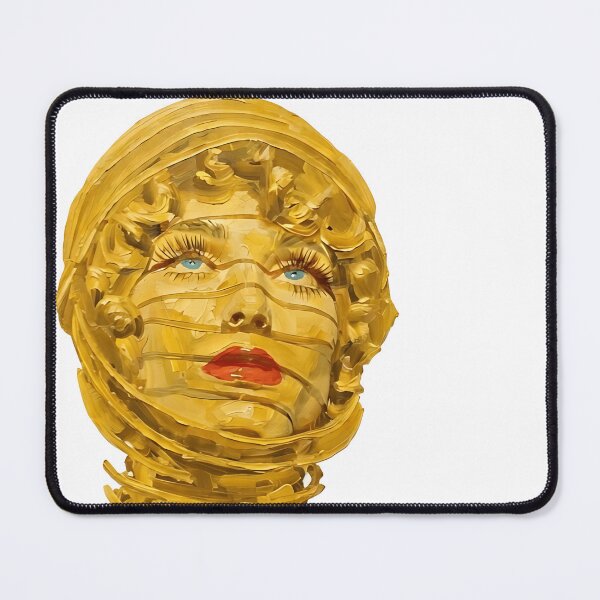 Item preview, Abstract Yellow Wrapped Woman Portrait Art designed and sold by Yellow Zone.