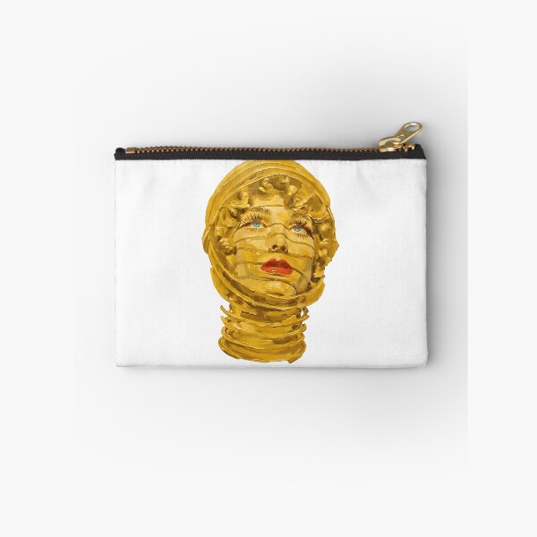 Item preview, Abstract Yellow Wrapped Woman Portrait Art designed and sold by Yellow Zone.