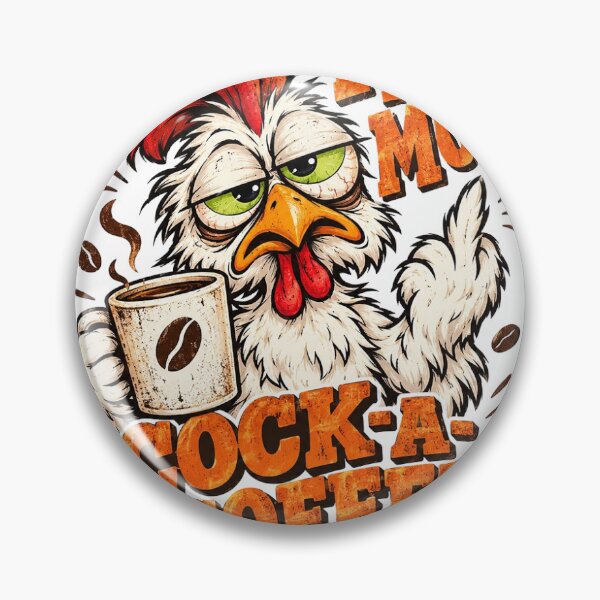 Item preview, Funny Chicken I Need More Cock-a-Coffee – Tired Rooster Humor designed and sold by IconsStyles.