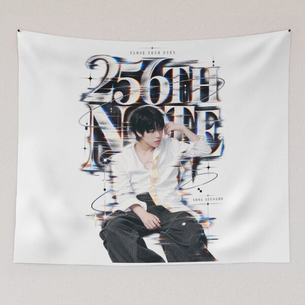 Item preview, CLOSE YOUR EYES Seungho 256th Note Kpop Design designed and sold by Valeree Store.