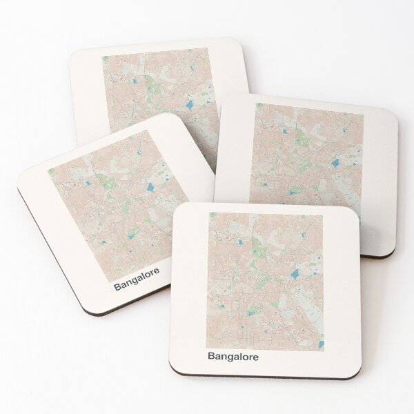 Item preview, Bengaluru Minimalistic Map Art designed and sold by MapsNerd.