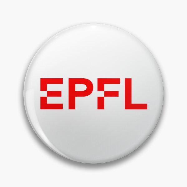 Artikelvorschau, EPFL-Logo in fetten roten Blockbuchstaben, Lausanne, Schweiz entworfen und verkauft von Karin F Decker.