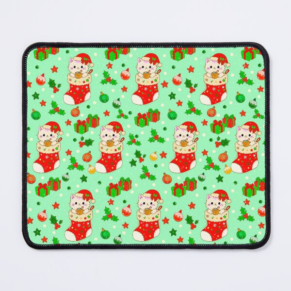Item preview,  Cat Lover Christmas Kitten Hot Chocolate Stocking designed and sold by NM-Beyond.