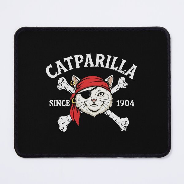 Item preview, Catparilla Pirate Cat Vintage Crossbones designed and sold by Steele-Art.