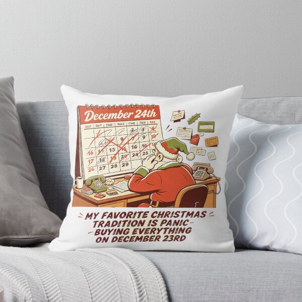 Item preview, My Favorite Christmas Tradition Is Panic Buying Funny Santa Art  designed and sold by HaighsTs.