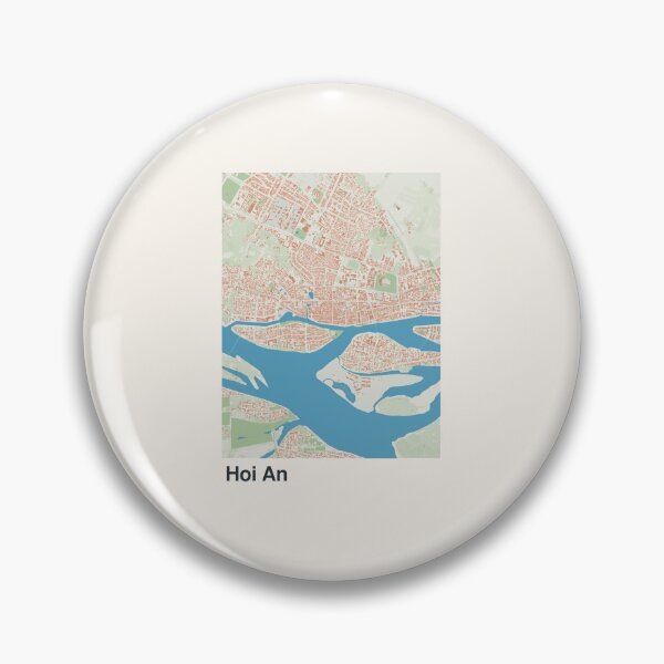 Item preview, Hoi An Minimalistic Map Art designed and sold by MapsNerd.