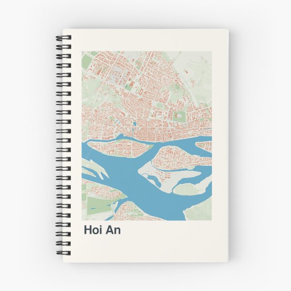 Item preview, Hoi An Minimalistic Map Art designed and sold by MapsNerd.