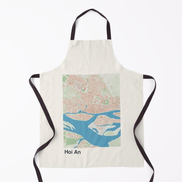 Item preview, Hoi An Minimalistic Map Art designed and sold by MapsNerd.