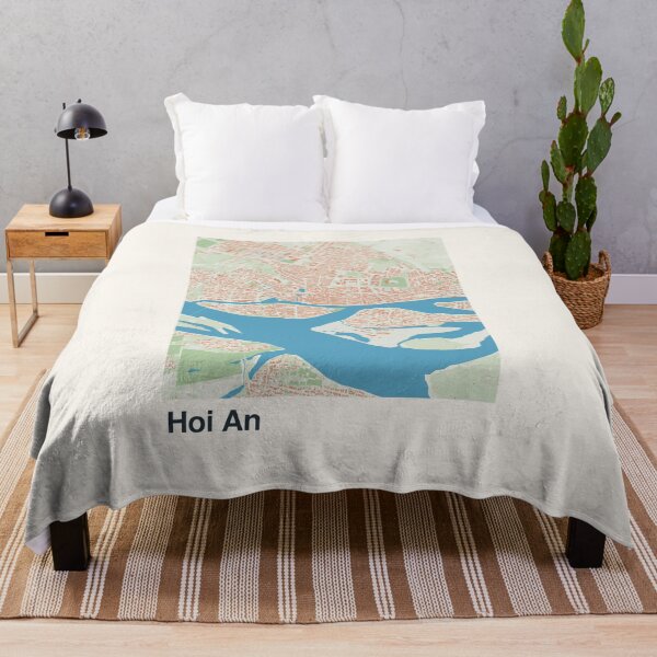 Item preview, Hoi An Minimalistic Map Art designed and sold by MapsNerd.