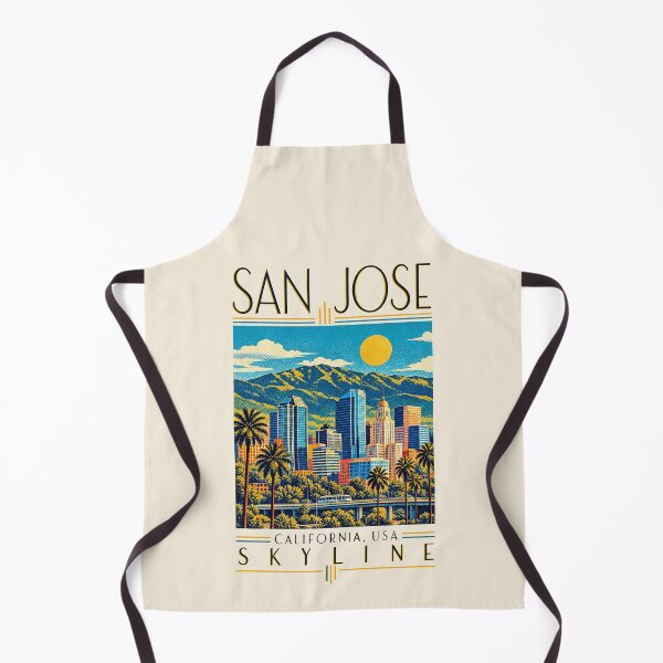 Item preview, San Jose, California, USA [Vintage Illustration] designed and sold by elektronen.