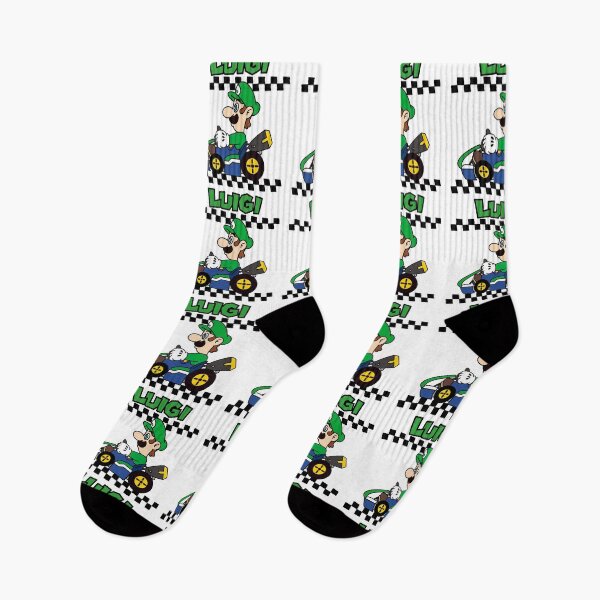 Aperçu de l'œuvre Luigi karting Racing créée et vendue par Arty Tees .