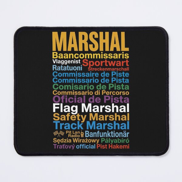 Item preview, Motorsport Track Marshal Word Art Typographic Design designed and sold by AgdBol.