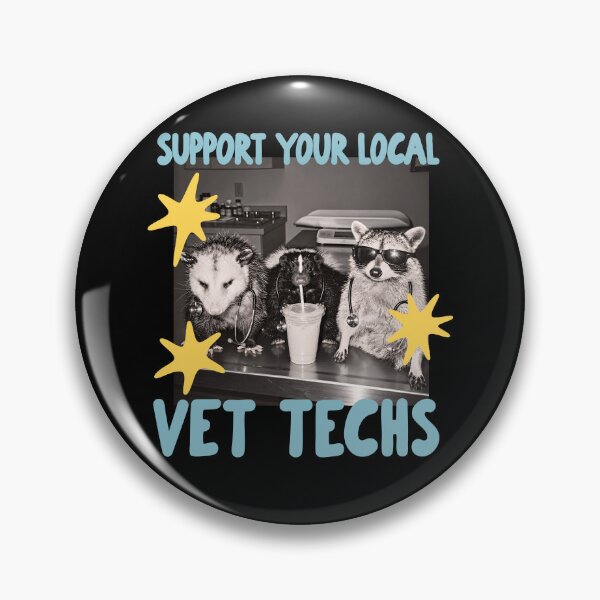 Item preview, Support Your Local Vet Techs designed and sold by PixyPrint.