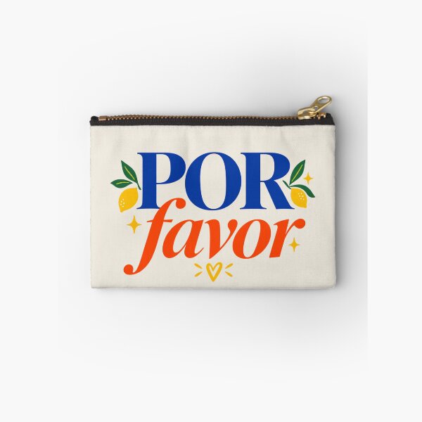 Item preview, Por Favor Colorful Spanish Typography Lemon Design designed and sold by MetaModel Editions.