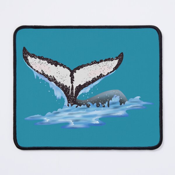 Item preview, Whale tale in ocean designed and sold by A Sweet  Fragrance Art.