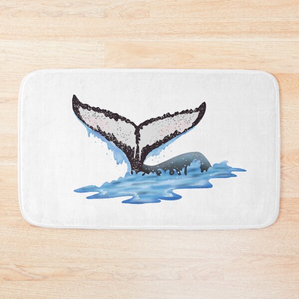 Item preview, Whale tale in ocean designed and sold by A Sweet  Fragrance Art.