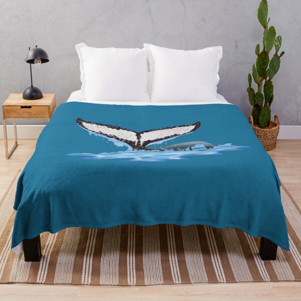 Item preview, Whale tale in ocean designed and sold by A Sweet Fragrance Art.
