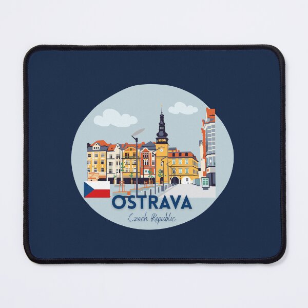 Item preview, Ostrava Cech Republic Vintage Travel Design designed and sold by AnulaArt.