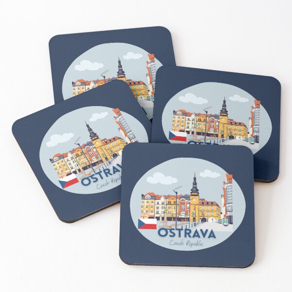 Item preview, Ostrava Cech Republic Vintage Travel Design designed and sold by AnulaArt.