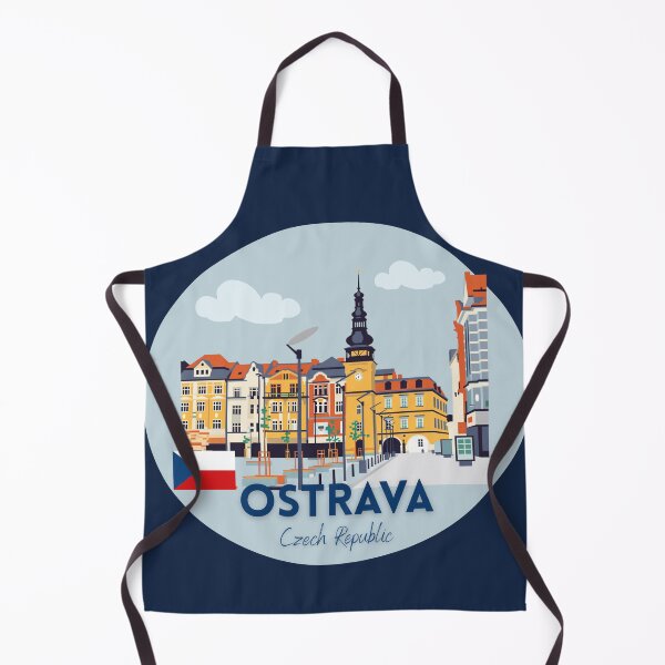Item preview, Diseño de viajes vintage de la República Checa de Ostrava designed and sold by AnulaArt.
