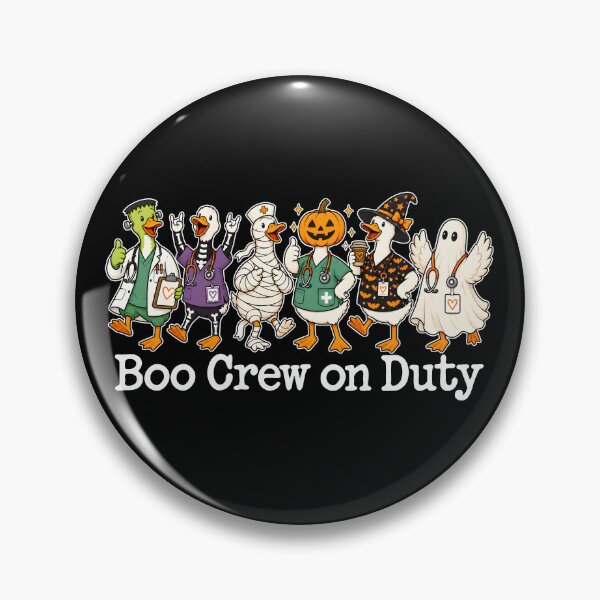 Item preview, Boo Crew On Duty designed and sold by DigitalArtPaper001.