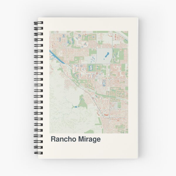Item preview, Rancho Mirage Minimalistic Map Art designed and sold by MapsNerd.
