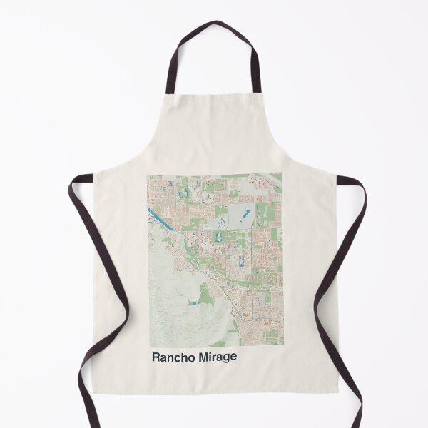 Artikelvorschau, Minimalistische Kartenkunst von Rancho Mirage entworfen und verkauft von MapsNerd.
