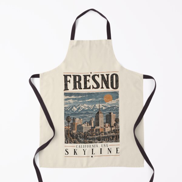 Item preview, Fresno, California, USA [Vintage Illustration] designed and sold by elektronen.