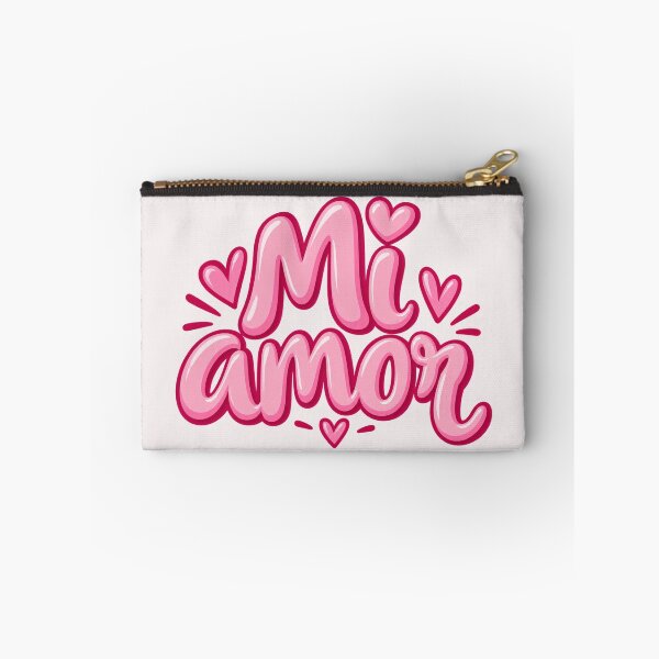 Item preview, Mi Amor Pink Hearts Cute Spanish Love Design designed and sold by MetaModel Editions.
