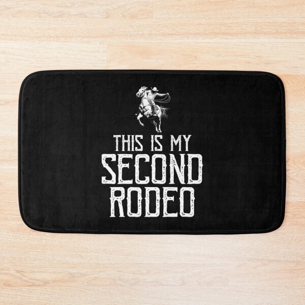 Aperçu de l'œuvre This Is My Second Rodeo Funny Western Cowboy Design créée et vendue par HenSA02.