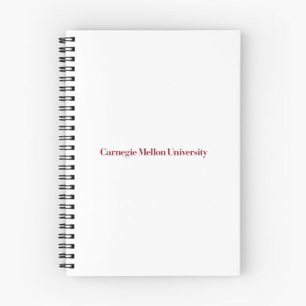 Artikelvorschau, Logo der Carnegie Mellon University in roter Serifenschrift, Pittsburgh entworfen und verkauft von Karin F Decker.