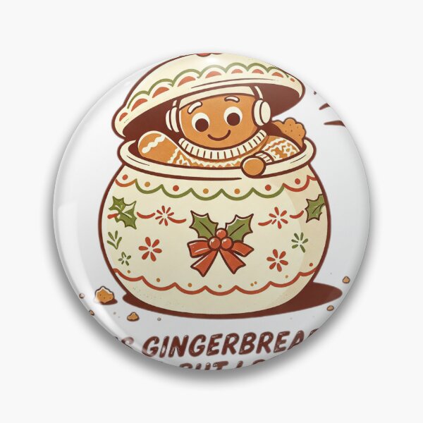 Item preview, It Is Gingerbread Man Season But I Prefer To Stay In The Jar Art  designed and sold by HaighsTs.