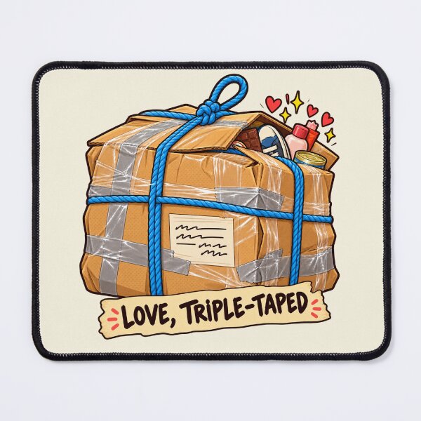 Item preview, Love, Triple-Taped – Funny Balikbayan Box Filipino Pasalubong Art designed and sold by Fanverse Merchandise.
