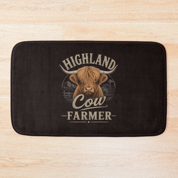 Item preview, Highland Cow Farmer Scottish Cattle Rancher Farm Life designed and sold by mari-kayden.