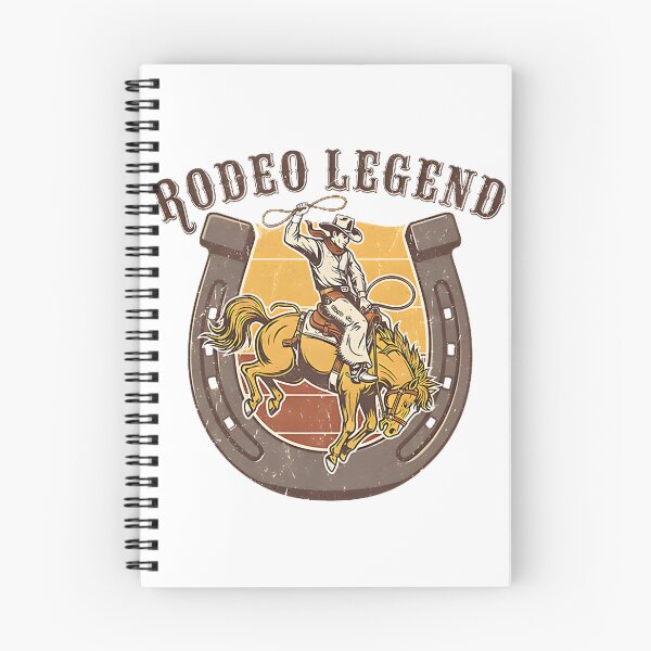 Aperçu de l'œuvre Rodeo Legend Vintage Western Cowboy Design créée et vendue par HenSA02.