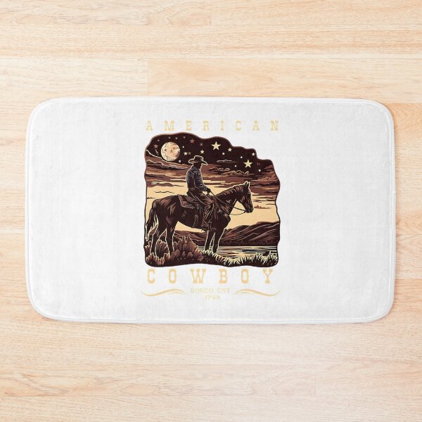 Item preview, Vintage Rodeo Cowboy Design with Western Horseback Riding Theme designed and sold by HenSA02.