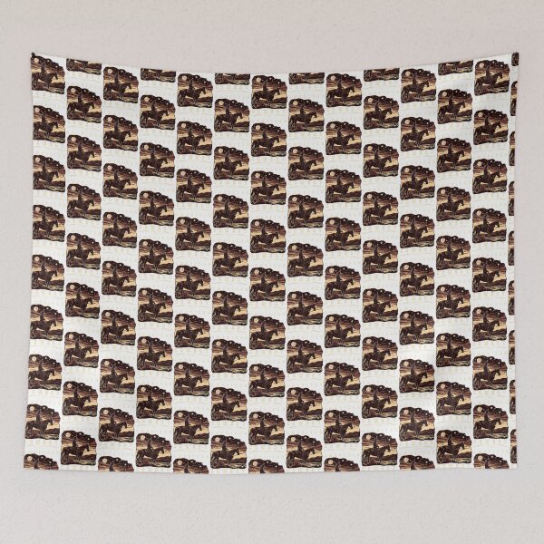 Aperçu de l'œuvre Vintage Rodeo Cowboy Design with Western Horseback Riding Theme créée et vendue par HenSA02.