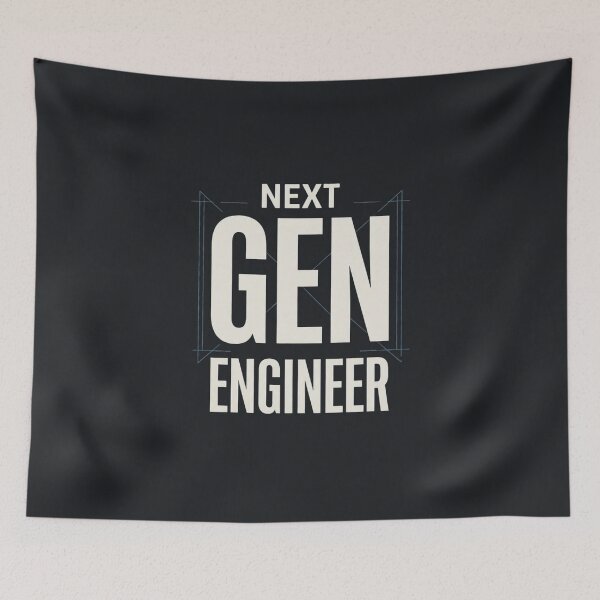 Item preview, Next Gen Engineer Modern Engineering Identity designed and sold by Amr Darwish Graphic designer.