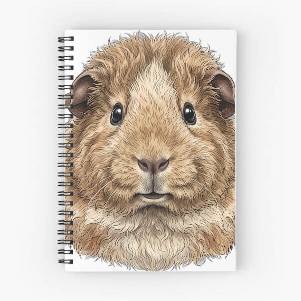 Aperçu de l'œuvre Vintage Naturalist Teddy Guinea Pig Portrait — Antique Cavy Breed Art créée et vendue par Catch333.