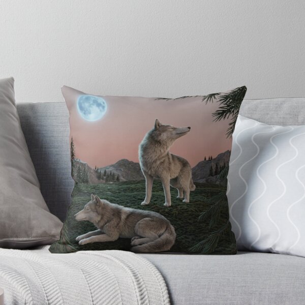 Item preview, Wolves in the forest resting by the light of the moon designed and sold by Vintage Designs +.