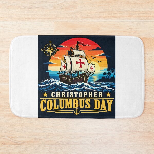 Item preview, Christopher Columbus's historic ship for Columbus Day designed and sold by Nela-&-Lena.