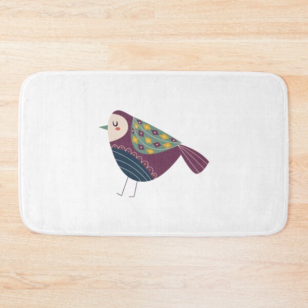 Item preview, Cute Scandinavian Folk Art Bird designed and sold by otherartsstudio.