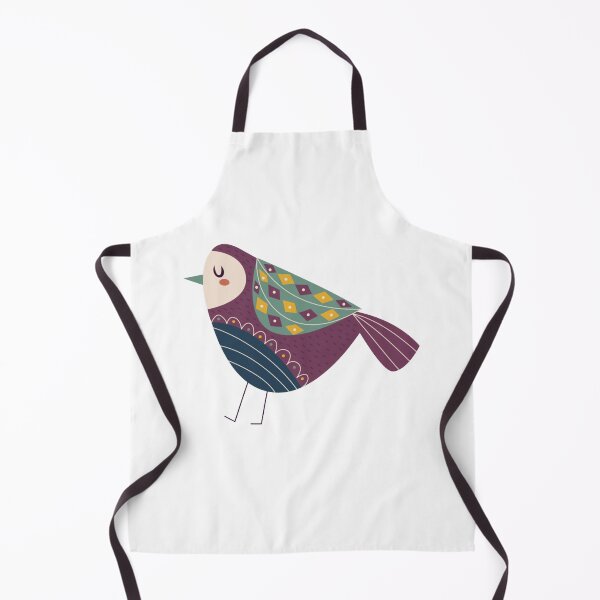 Item preview, Cute Scandinavian Folk Art Bird designed and sold by otherartsstudio.