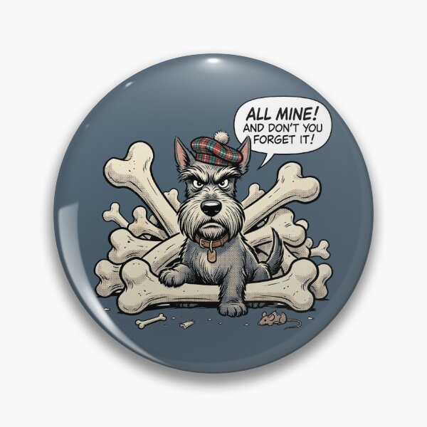 Item preview, Scottish Terrier Art Print: The Canine Oligarch designed and sold by FreiherrPK.